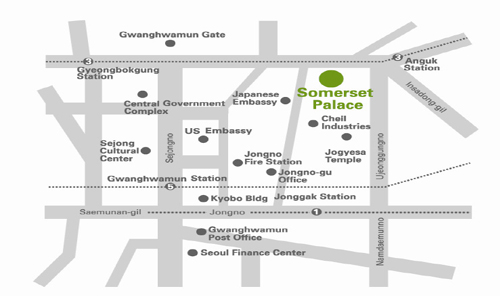Somerset Palace Seoul Map