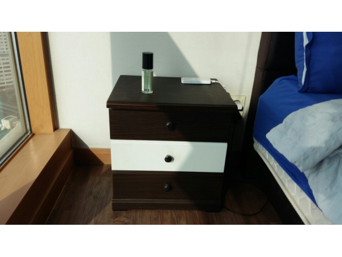 korea furniture rental bed side table